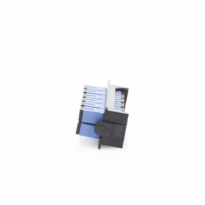 Placa Acopladora para Distribuidor de Fibra Óptica LP-ODF-8024, Incluye 12 Acopladores SC Simplex para Fibra Monomodo (12 Fibras)