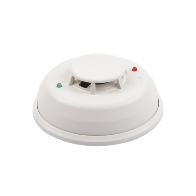 Detector Fotoelectrico de Humo de 4 Hilos con Relevador y Sensor de Temperatura, Serie i3