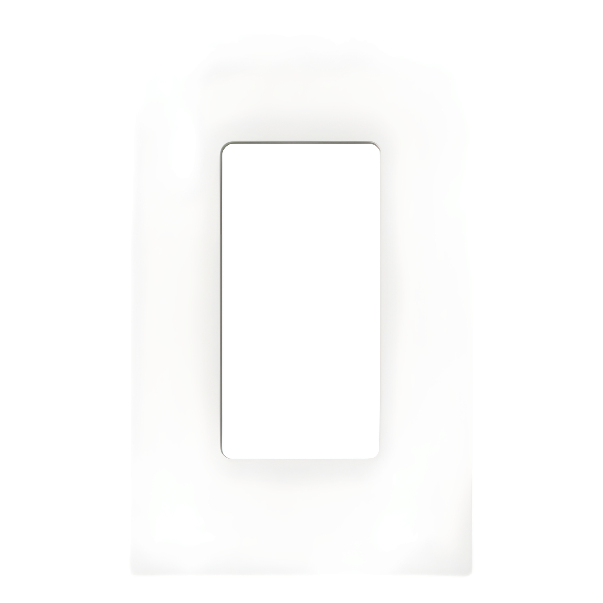 Placa de pared sin tornillos visibles de 1 espacio (1 gang), acabado satinado color Snow, para atenuadores y controles Lutron de apertura estilo designer — LUTRON ELECTRONICS · SKU SC1SW