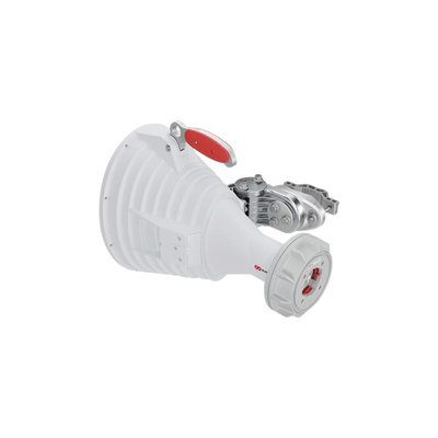 Antena asimétrica de 30° (30°H 20°V) 20.5 dBi tipo cuerno 5180-6000 MHz altamente eficiente, sin cables, sin perdidas, sin lóbulos listas para TwistPort — RF ELEMENTS · SKU HG3-TP-A20-30