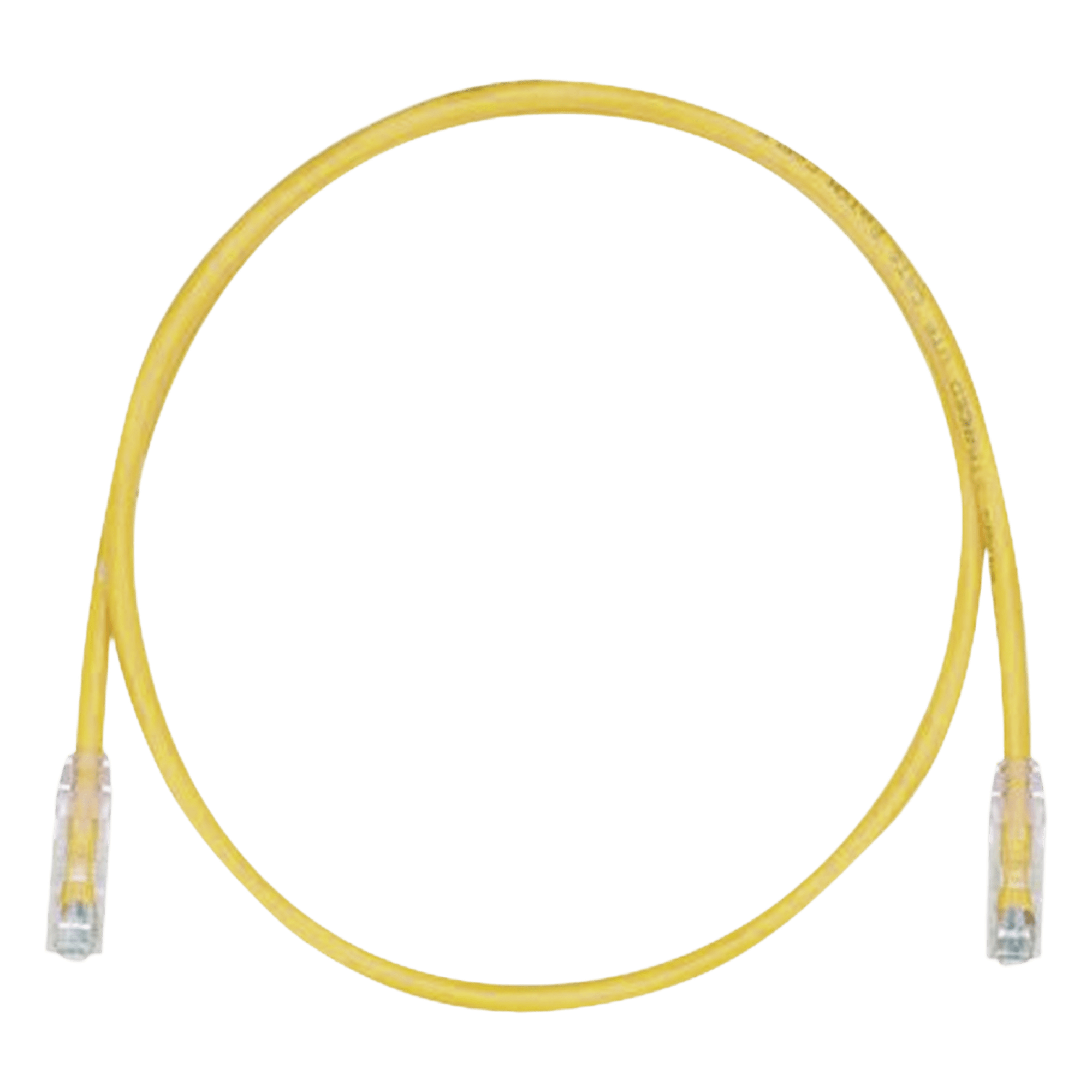 Cable de Parcheo TX6, UTP Cat6, 24 AWG, CM, Color Amarillo, 4.57 Metros (15 Pies)