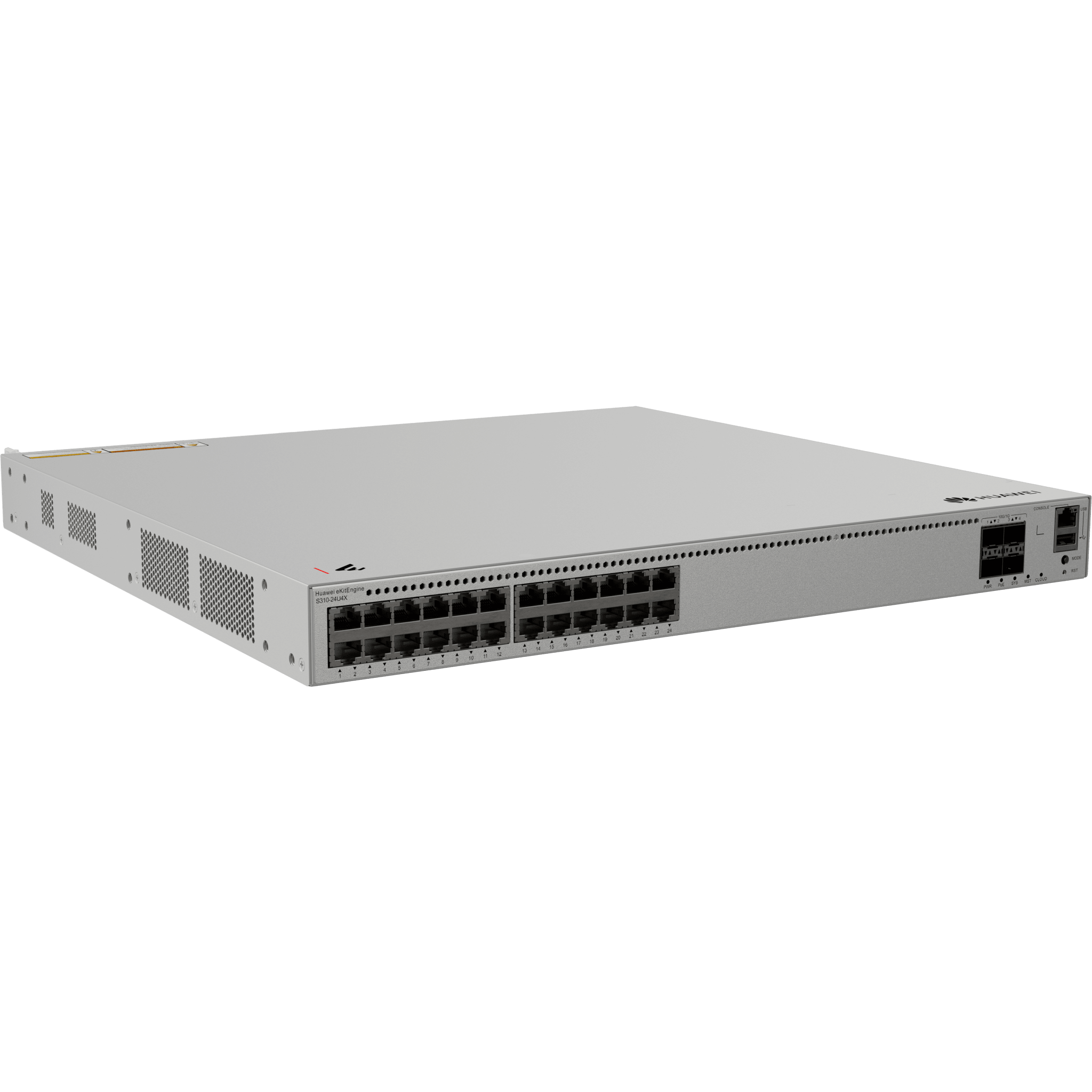 Switch eKit Distribución/Acceso Administrable Capa 3 / 24 Puertos Gigabit PoE++ & 4 Puertos SFP+ 10 Gbps / PoE Budget 2,268 W / Soporta iStack / Gestión Gratuita desde la Nube / Sin Licenciamiento