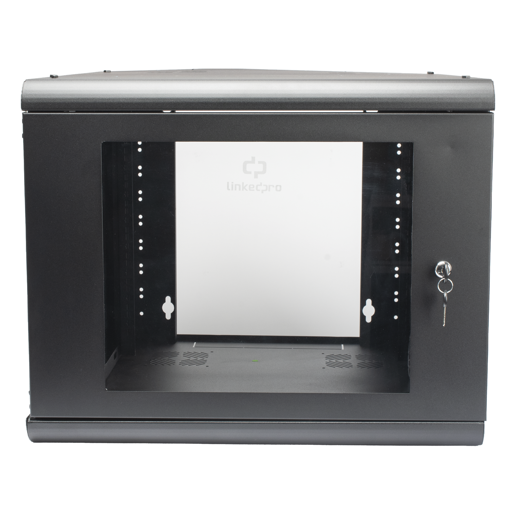 Gabinete de Pared 9U de 635 mm de Profundidad, Rack de 19 in en Acero Reforzado: Compacto y Resistente para Soluciones Profesionales