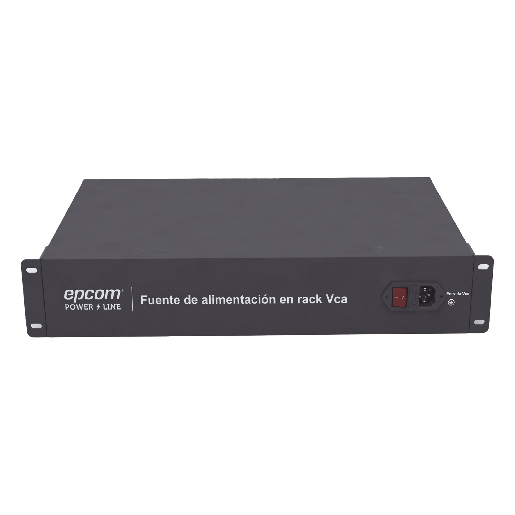Fuente 24 Vca / Industrial / Tipo RACK / 20 Amperes / 16 salidas / 1.25 Amperes por salida administrada / 2.5 Amperes por salida máxima — EPCOM POWERLINE · SKU RK-24AC-20A
