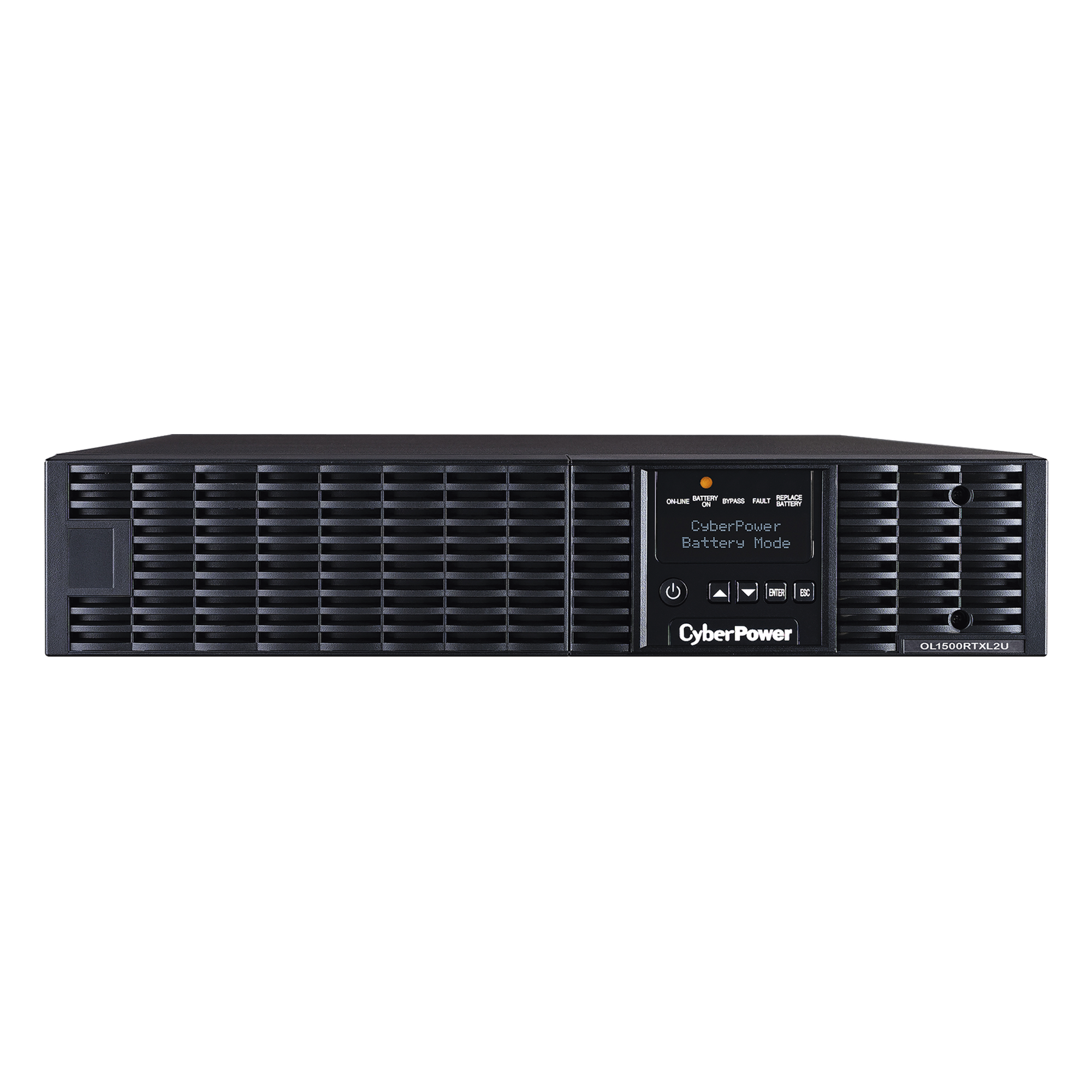 UPS Online Doble Conversión / 1500 VA / 1350 W / Onda Senoidal Pura / Rack o Torre 2 UR / 8 Tomas NEMA 5-15R / Entrada 120 Vca — CYBERPOWER · SKU OL1500RTXL2U
