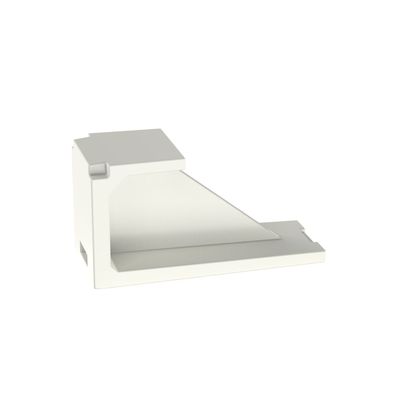 Módulo de Tapa Ciega (Inserto Ciego), Mini-Com, Color Blanco Mate, 1 Pieza
