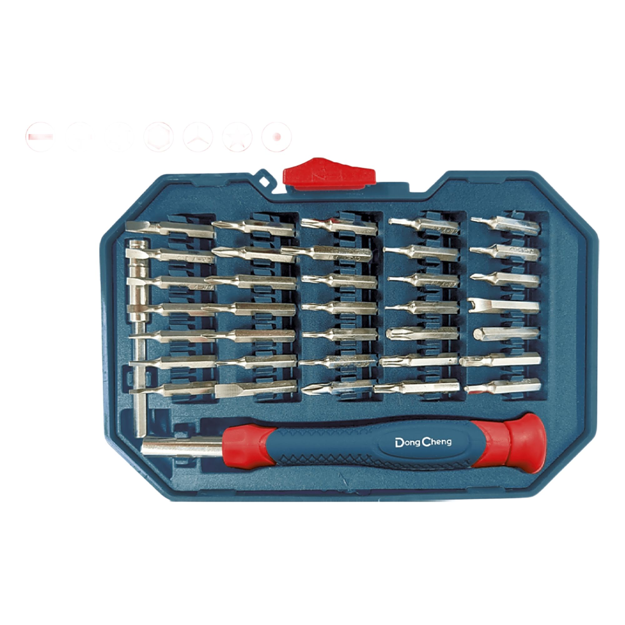 Juego de 37 Piezas de Desarmador de Precisión con Puntas — DONGCHENG · SKU D092503