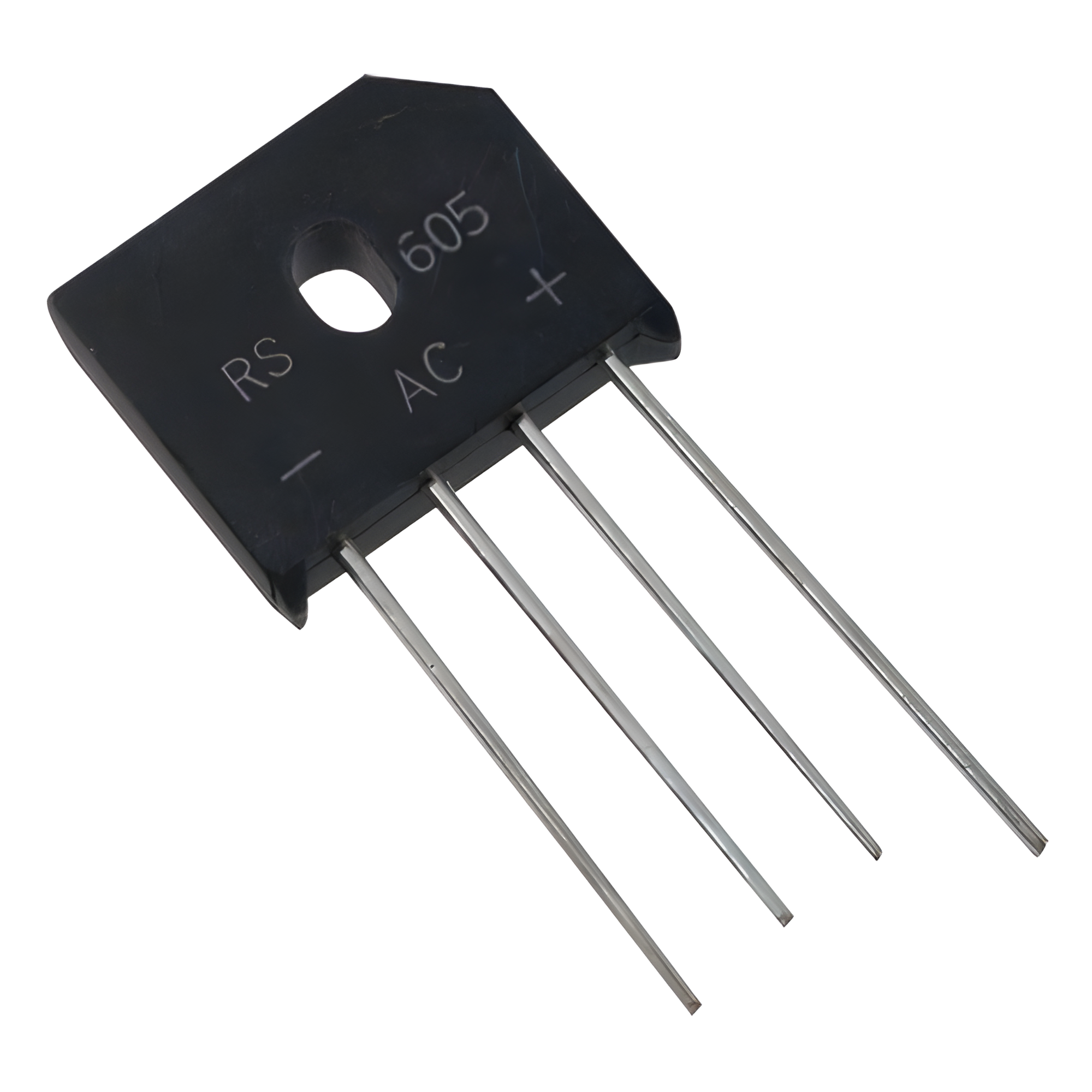 Puente Rectificador / 6 A / 800 V PIV / Silicio / 560 V RMS / -55°C a +150°C — SYSCOM · SKU RS-606