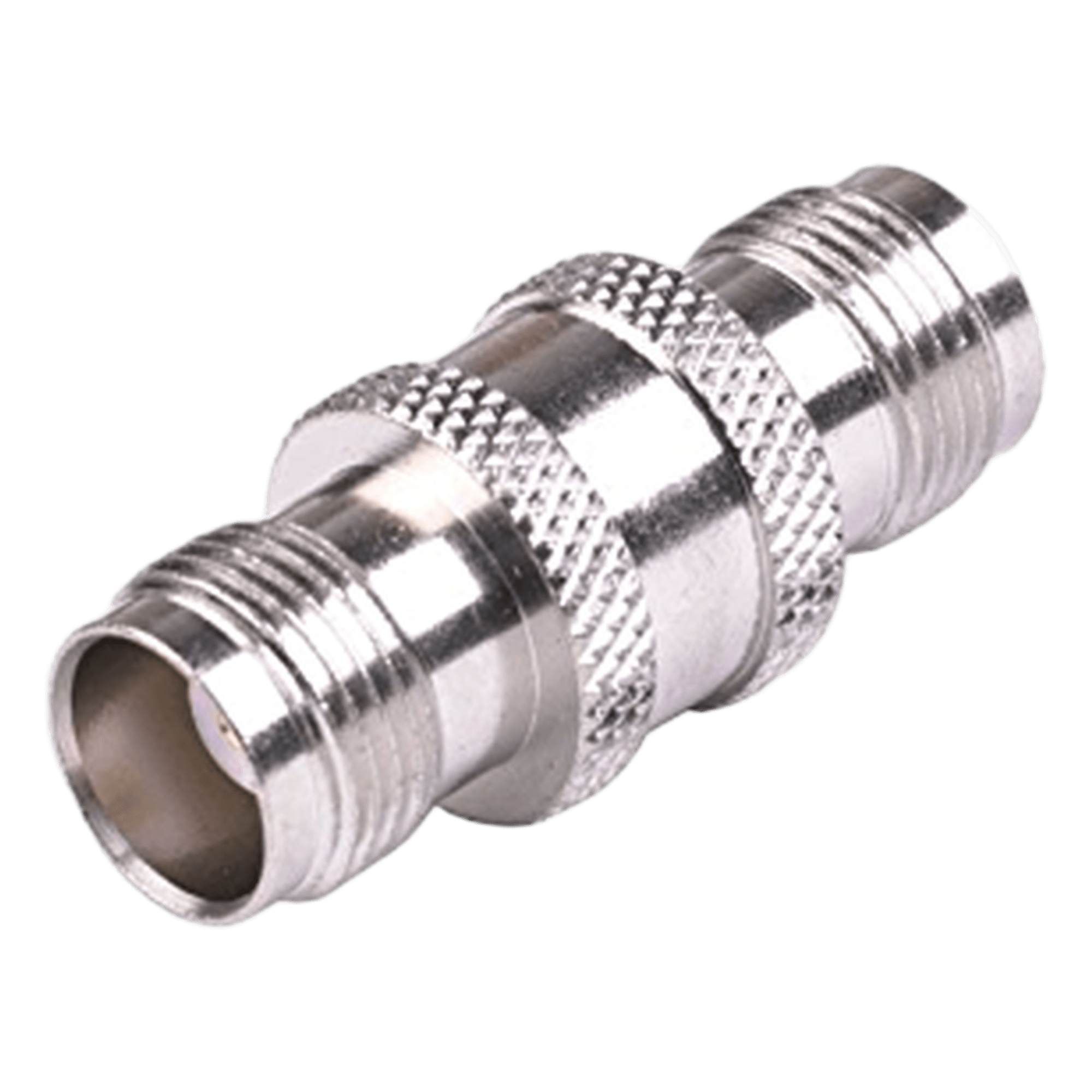 Adaptador Barril en Línea de Conector TNC Hembra a TNC Hembra, Níquel/ Oro/ Teflón. — RF INDUSTRIES,LTD · SKU RFT-1225