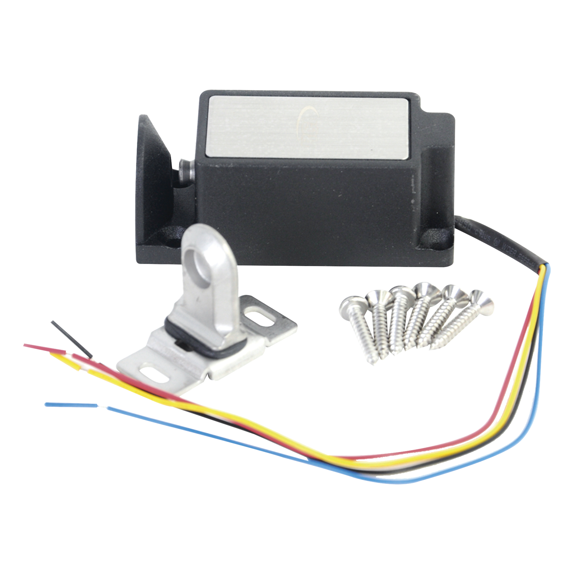 Cerradura Electromecánica para Gabinetes / Fuerza de Retención 320 lbs (145 kg) / Selección de Falla Local / 500,000 Ciclos / 12V CC / 24V CC