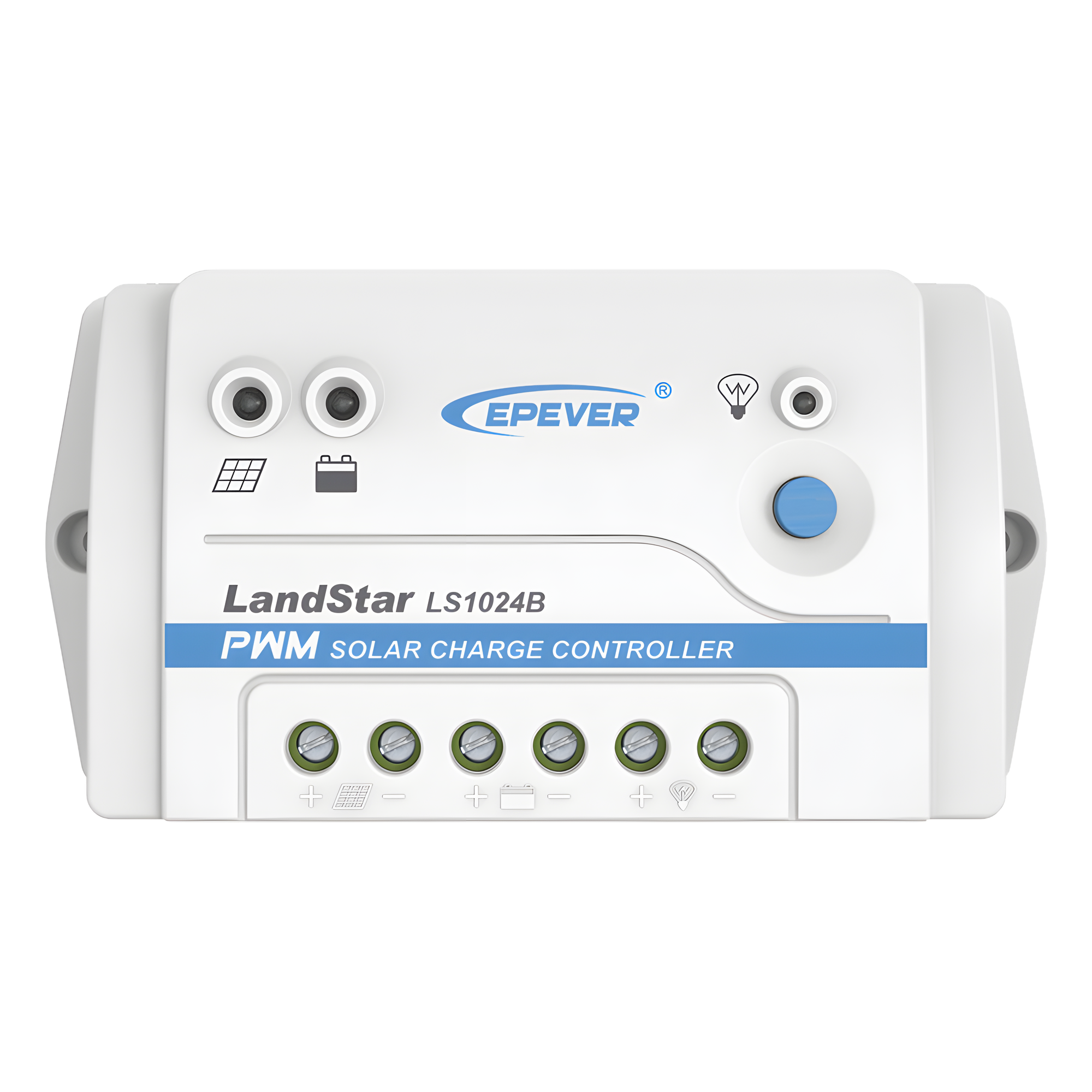 Controlador Solar PWM / 10A / 12/24V / RS-485 / Baterías Gel-AGM-Selladas / Parámetros Configurables — EPEVER · SKU LS-1024-B