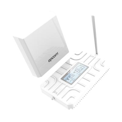 Kit Amplificador de Señal Celular 2G, 3G, 4G y 5G / Mejora llamadas convencionales y VoLTE / Amplifica señal de TELCEL, AT&T, MOVISTAR, BAIT,DiRi y más / Cubre hasta 150 m².