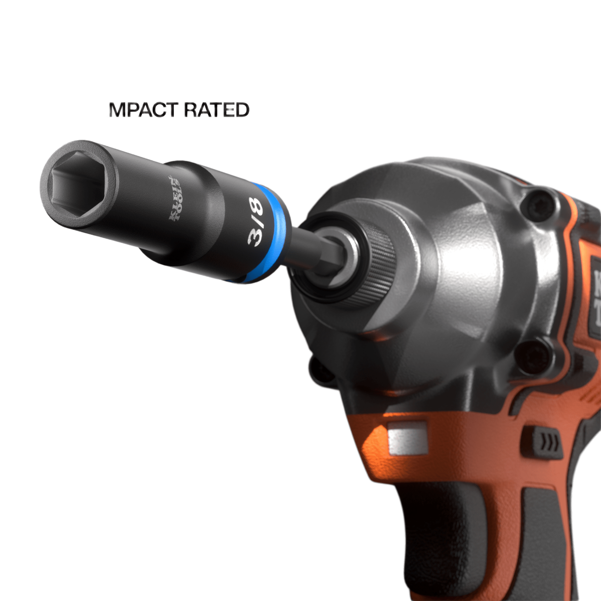 Juego de Dados de Impacto KNECT™ (M) / 3/8" Drive Profundo / SAE y Métrico / 23 Piezas / Adapters Multi-Propósito / MODbox™ Case