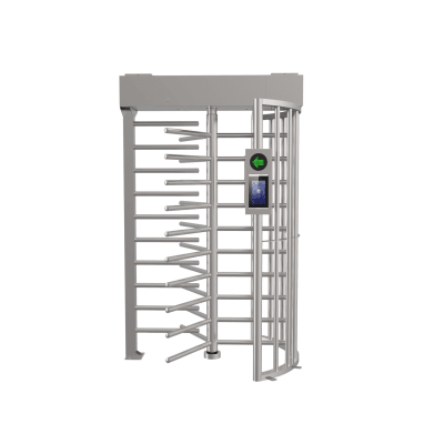 Torniquete SENCILLO (1 Carril) de Cuerpo Completo Bidireccional / Exterior / Acero Inoxidable SUS304 / 30 Personas por Minuto / Compatible con Reconocimiento Facial (Terminal no Incluida) — HIKVISION · SKU DS-K3H4410-120/PG-DM60