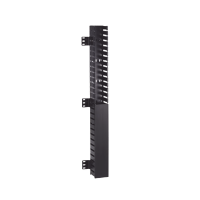 Organizador Vertical IN-Cabinet, Sencillo (Solo Frontal), Para Uso Con Gabinetes Panduit, Montaje Frontal en Riel de Rack, 40 UR, 2.25 in de Ancho, Color Negro — PANDUIT · SKU CWMPV2340