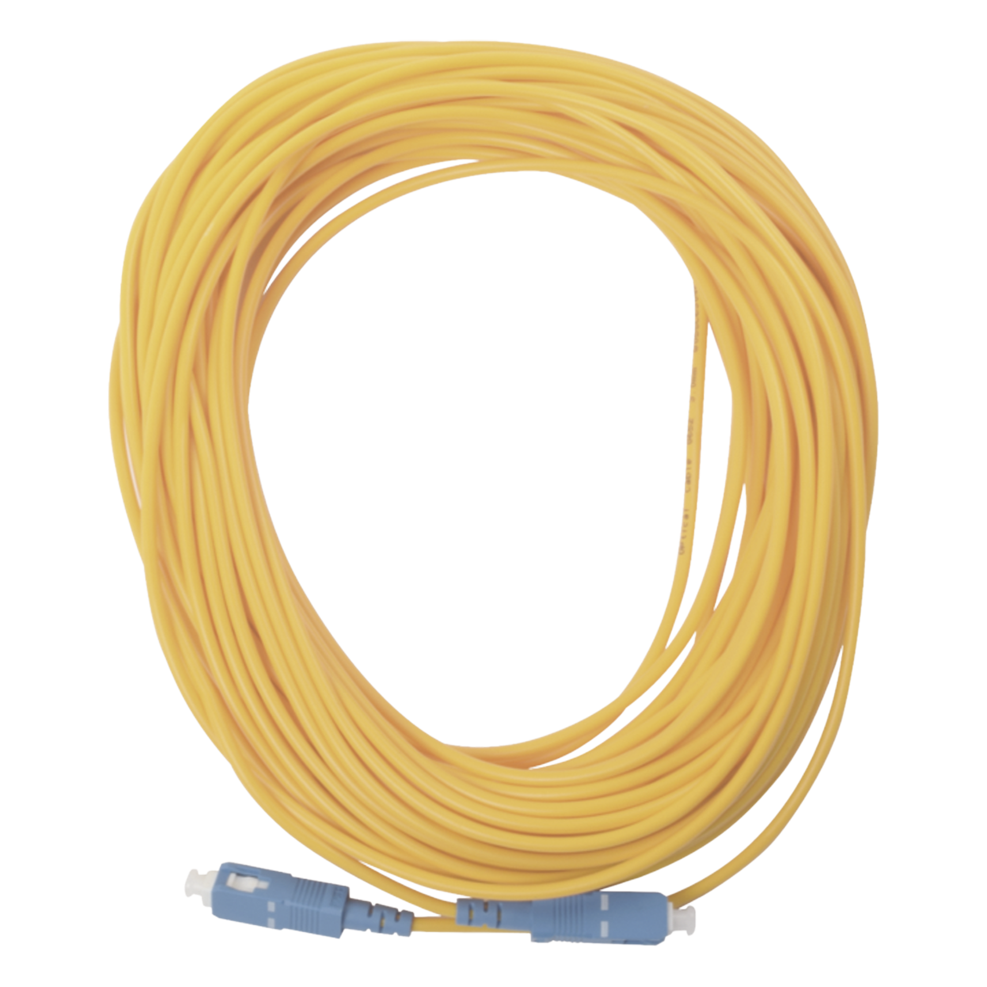 Jumper de Fibra Óptica Simplex, Monomodo, con Conectores SC/UPC-SC/UPC, de 20 Metros