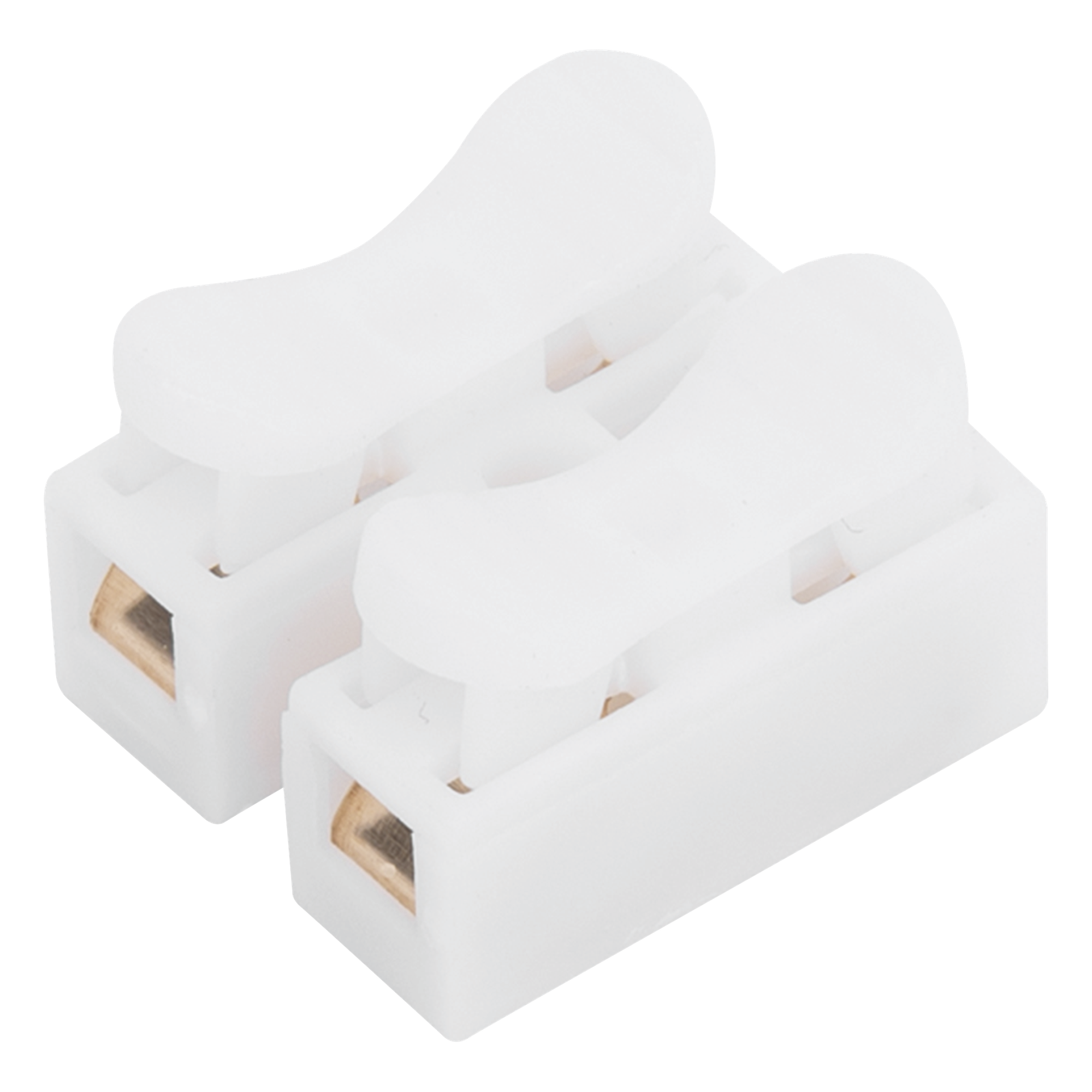 Conector tipo PUSH de 2 Contactos / Para una Conexión Rápida / Puentes de Cables — EPCOM POWERLINE · SKU PCON2
