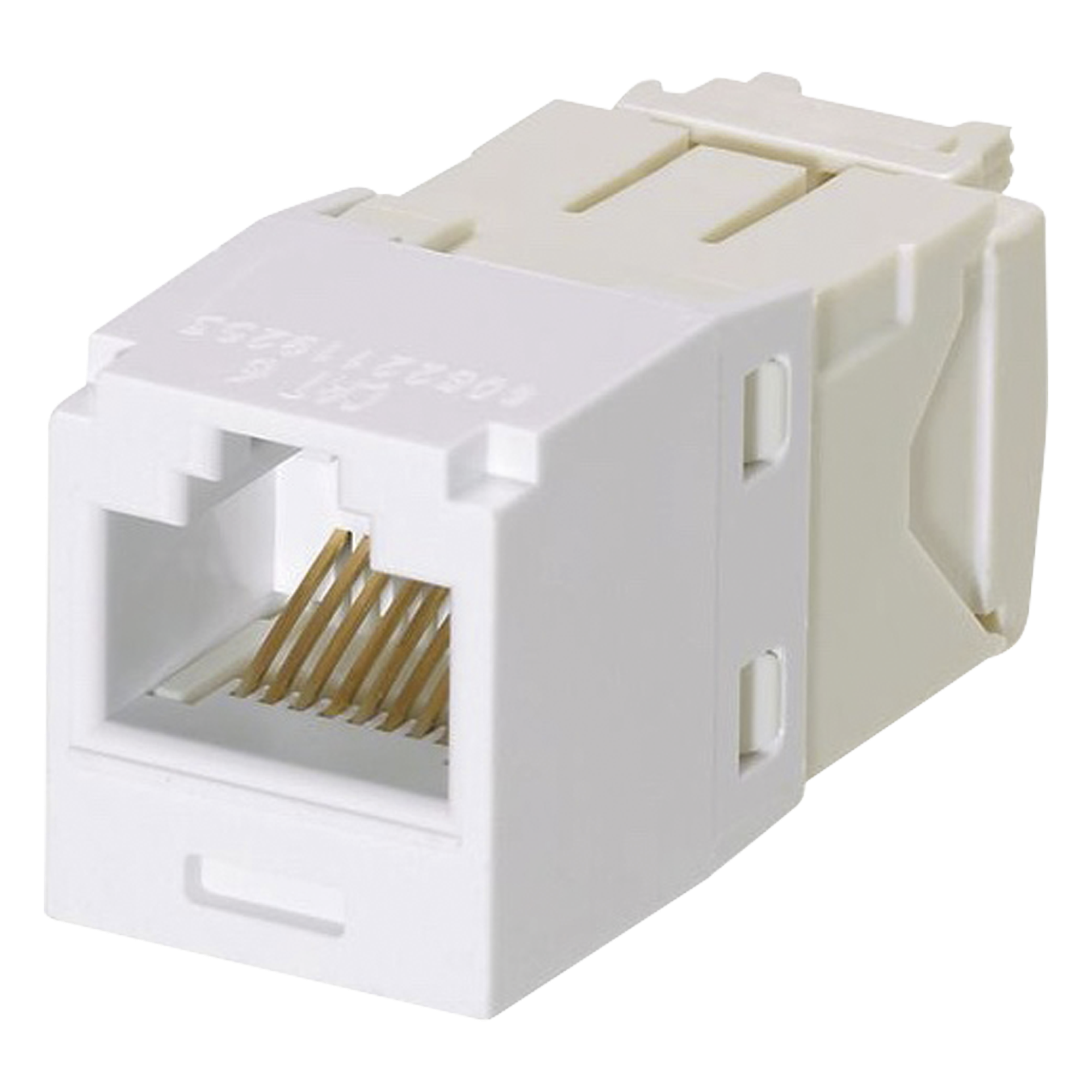 Conector Jack RJ45 Estilo TG, Mini-Com, Categoría 6, de 8 Posiciones y 8 Cables, Color Blanco — PANDUIT · SKU CJ688TGWH