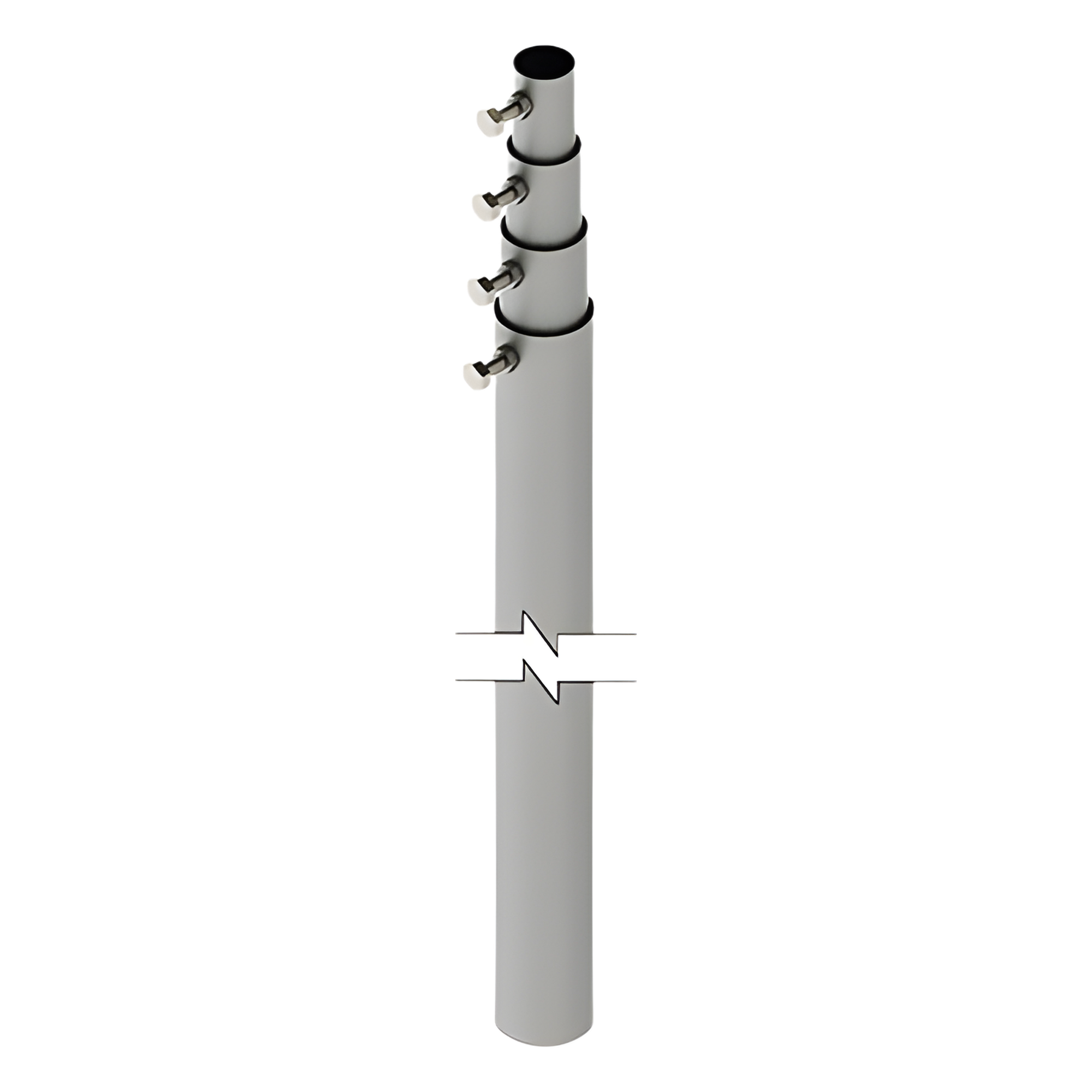 Mástil Telescópico de 12 m. (Requiere accesorios de Instalación) — SYSCOM TOWERS · SKU SLM-12