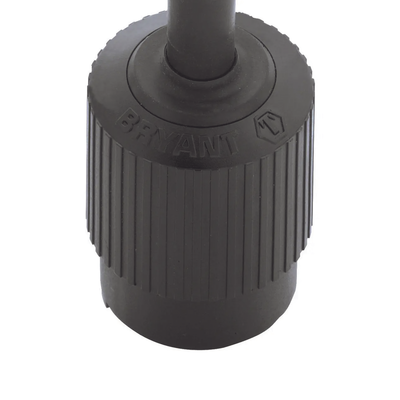 Clavija Negra 15 A 125 V CA 2 Polos 3 Hilos (NEMA 5-15P). 