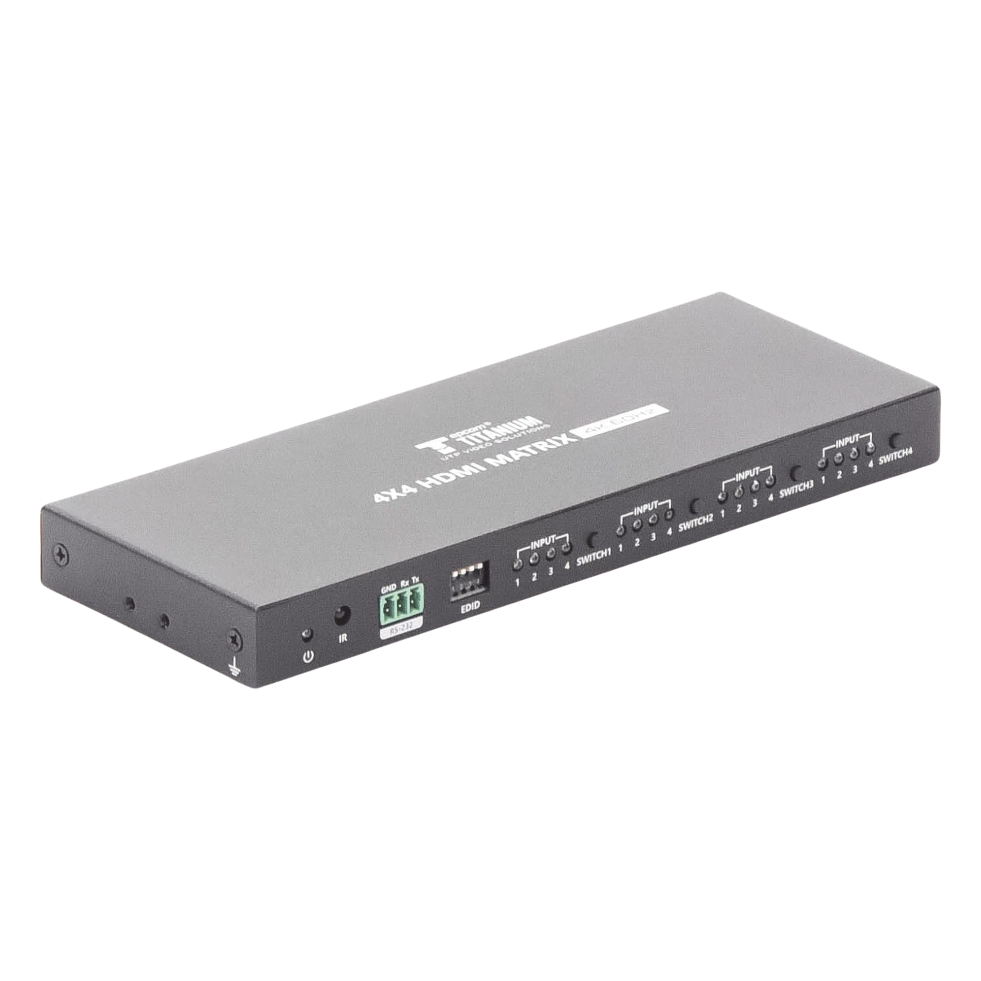Matricial 4x4 HDMI | 4K@60Hz | Soporta HDR10 | Configuración EDID | Múltiples Modos de Conmutación
