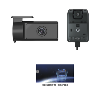 KIT Dashcam con sistema de control ADAS (asistencia de manejo) y Camara de cabina (CI03) / Multiples alarmas /Comunicación dos vías / ideal para flotas vehiculares / Facil instalacio / Incluye primer año de plataforma TrackSolidPro — JIMIIOT · SKU JC261CI03P