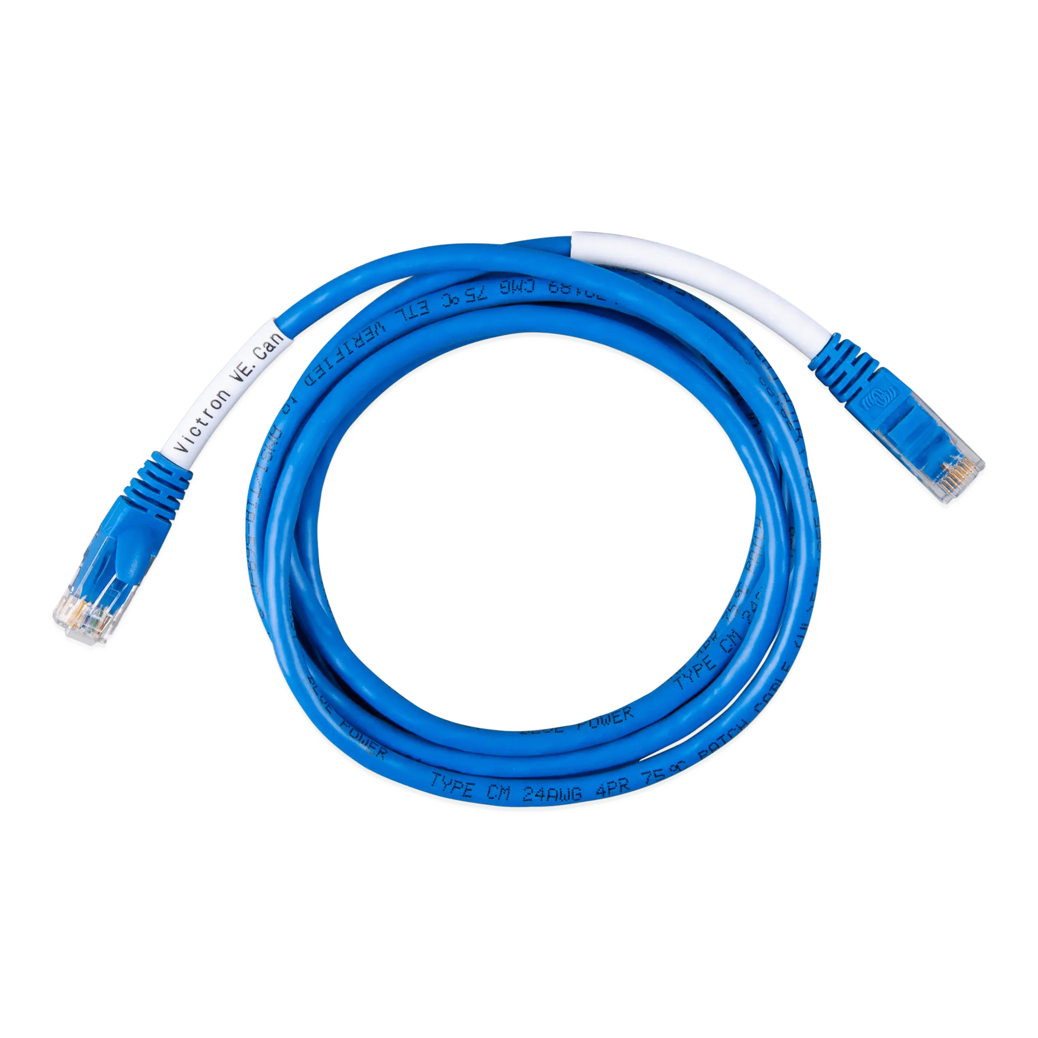 Cable Comunicación VE.can tipo A de 1.8 m para Programación de Victron con Baterías V12 de Pytes