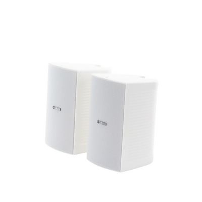 Altavoz de Montaje en Pared | 2 vias, Woofer 6.5 in, Tweeter 1 in | IPX3, 8 ohms, 70/100V | Color Blanco | Par