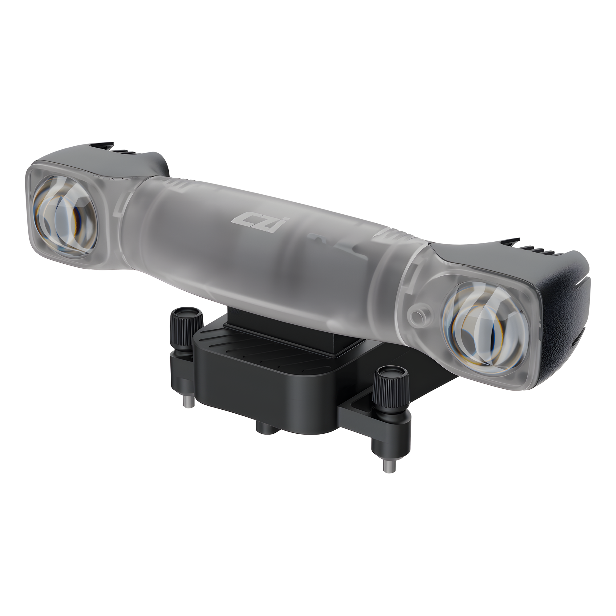 Luz de búsqueda, 30W LED Blanco, 100m Alcance, Algoritmo AI, Luz Roja/Azul/Amarilla, Láser Verde, Compatible Mavic3Enterprise/Matrice4, Peso 130g — CZI · SKU GL10V2
