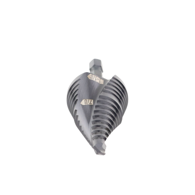 Broca Escalonada 12 en 1, de Liberación Rápida, Acanaladura en Espiral, produce Agujeros de 2-3 cm e Intermedios. 10x más Durable