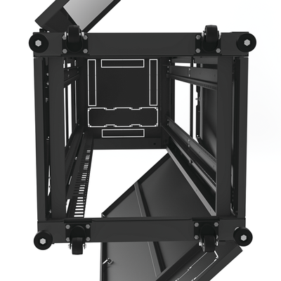 Gabinete para Telecomunicaciones Rack Estándar de 19", 42UR, 600 mm Ancho x 600 mm Profundidad. Fabricado en Acero, Se envía el Gabinete Armado.