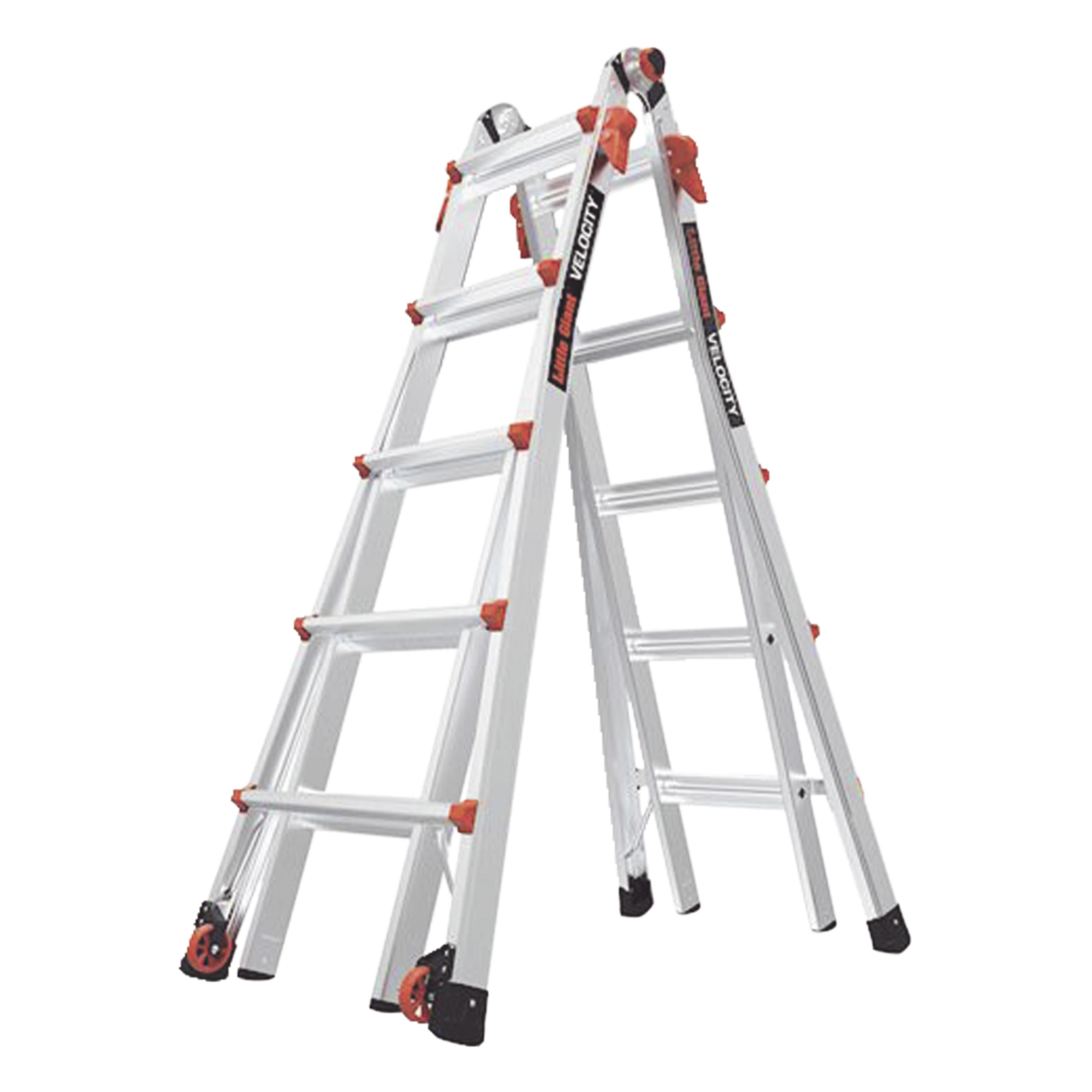 Escalera Multi-Posiciones de 6.7 m (22') para Suelos Inclinados o con Desniveles. — Little Giant Ladder Systems · SKU VELOCITYM22IA