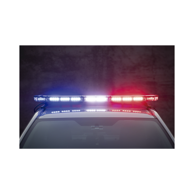 Barra de luces de 47" rojo/azul, 88 LED, con control de tráfico en color rojo/azul, ideal para equipar unidades de seguridad pública