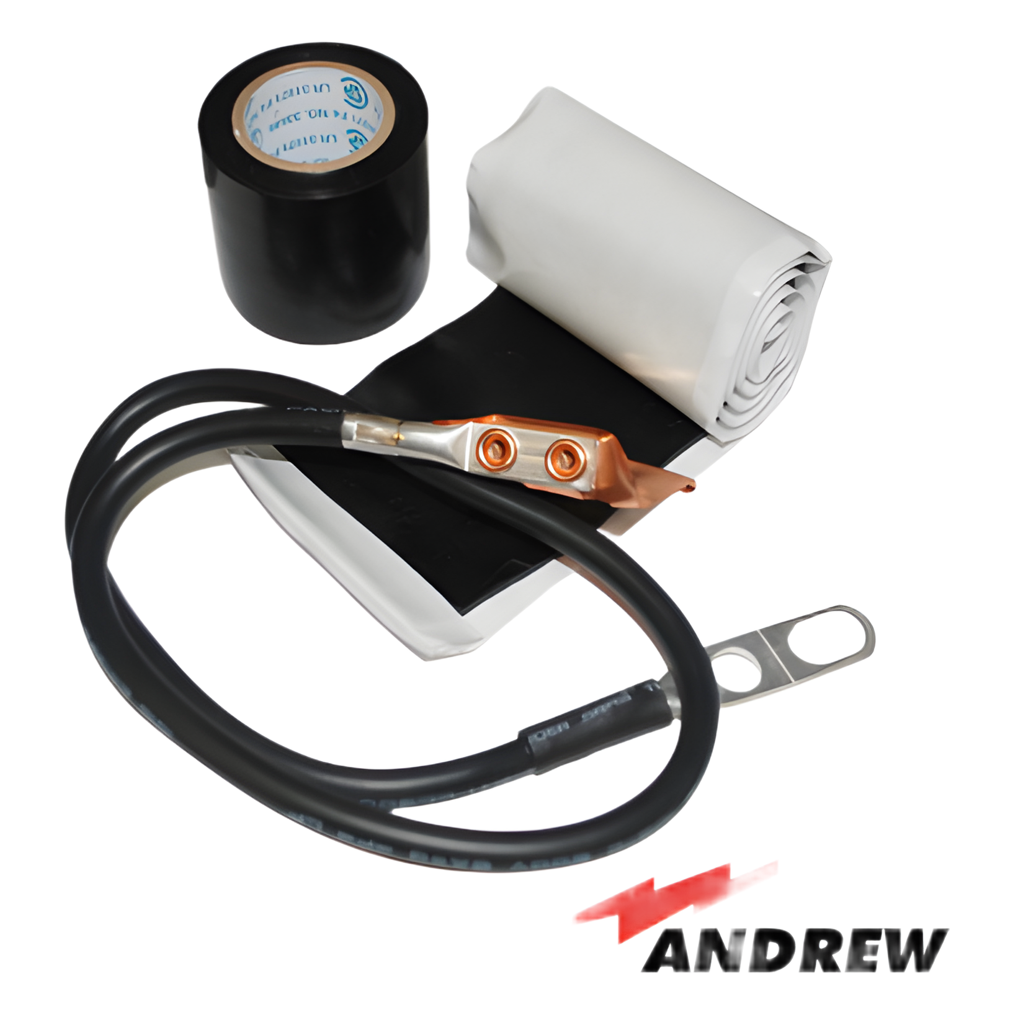 Kit de aterrizaje Estándar para cable de 1/4" y 3/8", longitud del conductor 24" — ANDREW / COMMSCOPE · SKU 223-1582