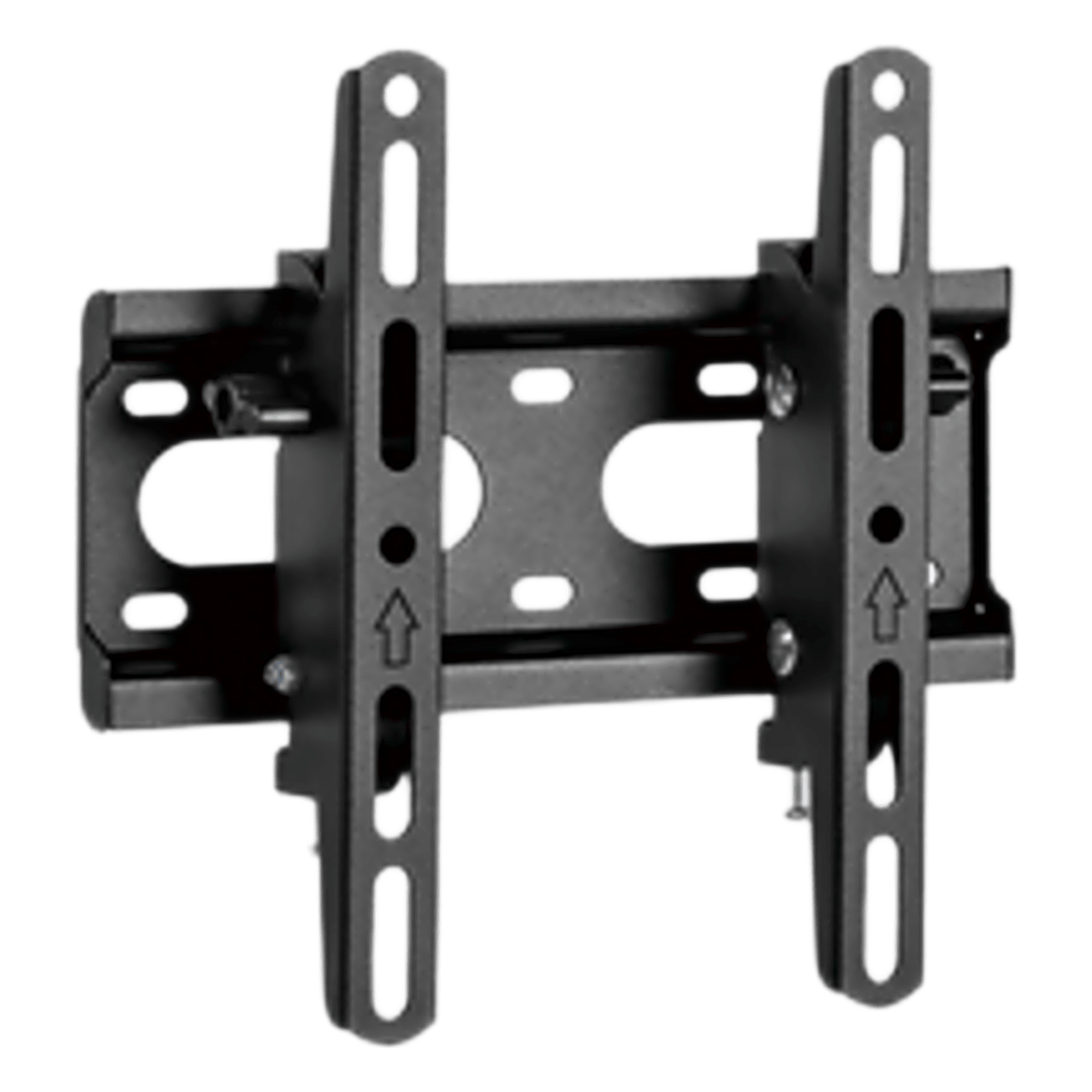 Soporte de Pared con Inclinación para monitores hasta 43"|Compatible VESA 75x75 a 200x200 | Capacidad de Carga 45 kg | Separación de la pared 53 mm | Fabricado en acero | Color Negro — BRATECK · SKU KL31-22T