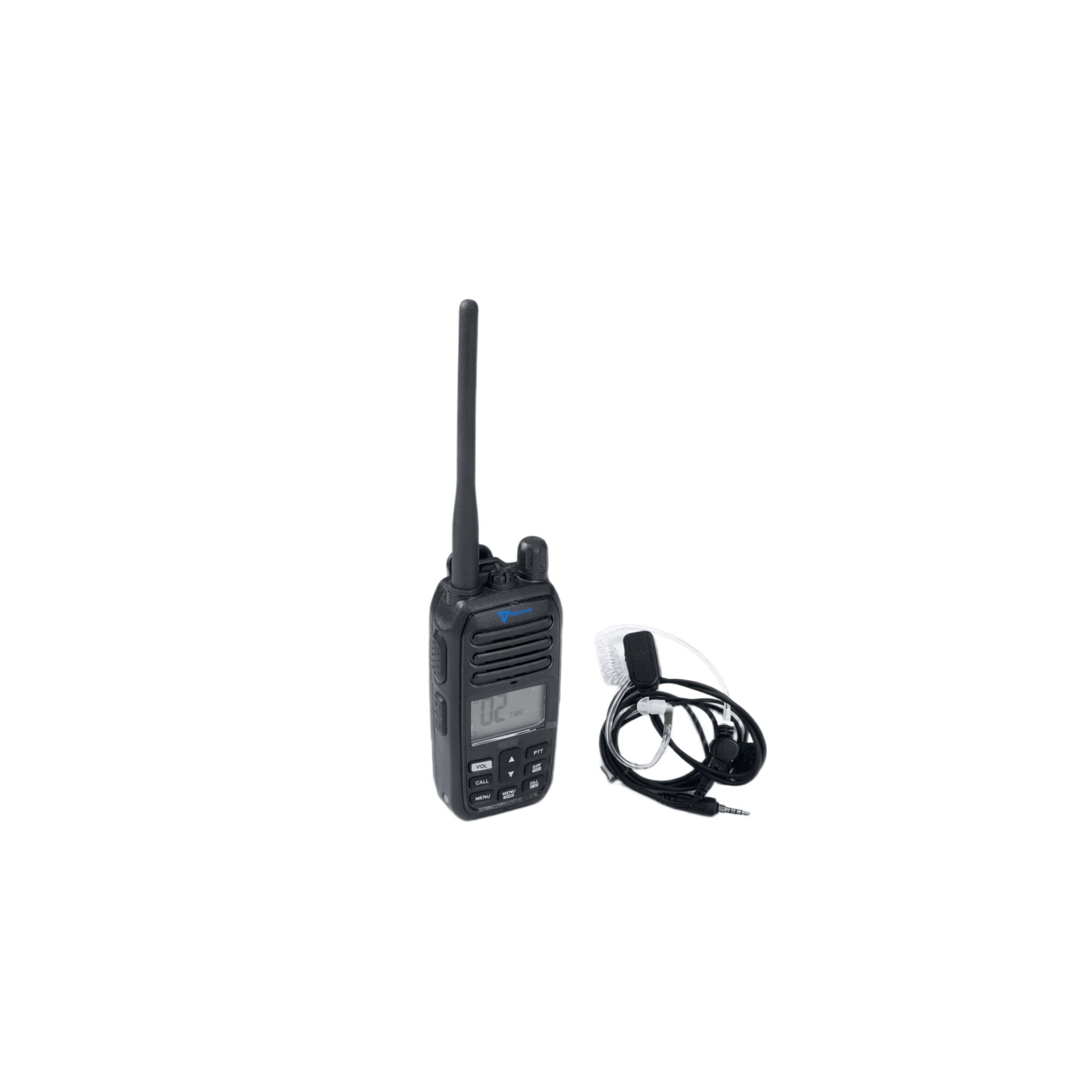 Radio VHF Portátil Marino / Sumergible IP67 1 m (3.28 ft) / NRC / Dual-Watch / 5W/2W / Tubo Acústico — TXPROMARINE · SKU TXM52/MA