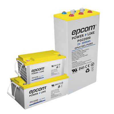 Batería de GEL PURO OPzV / 12 V @ 100 Ah / Ciclo profundo / Uso en Aplicaciones Fotovoltaicas y de Respaldo