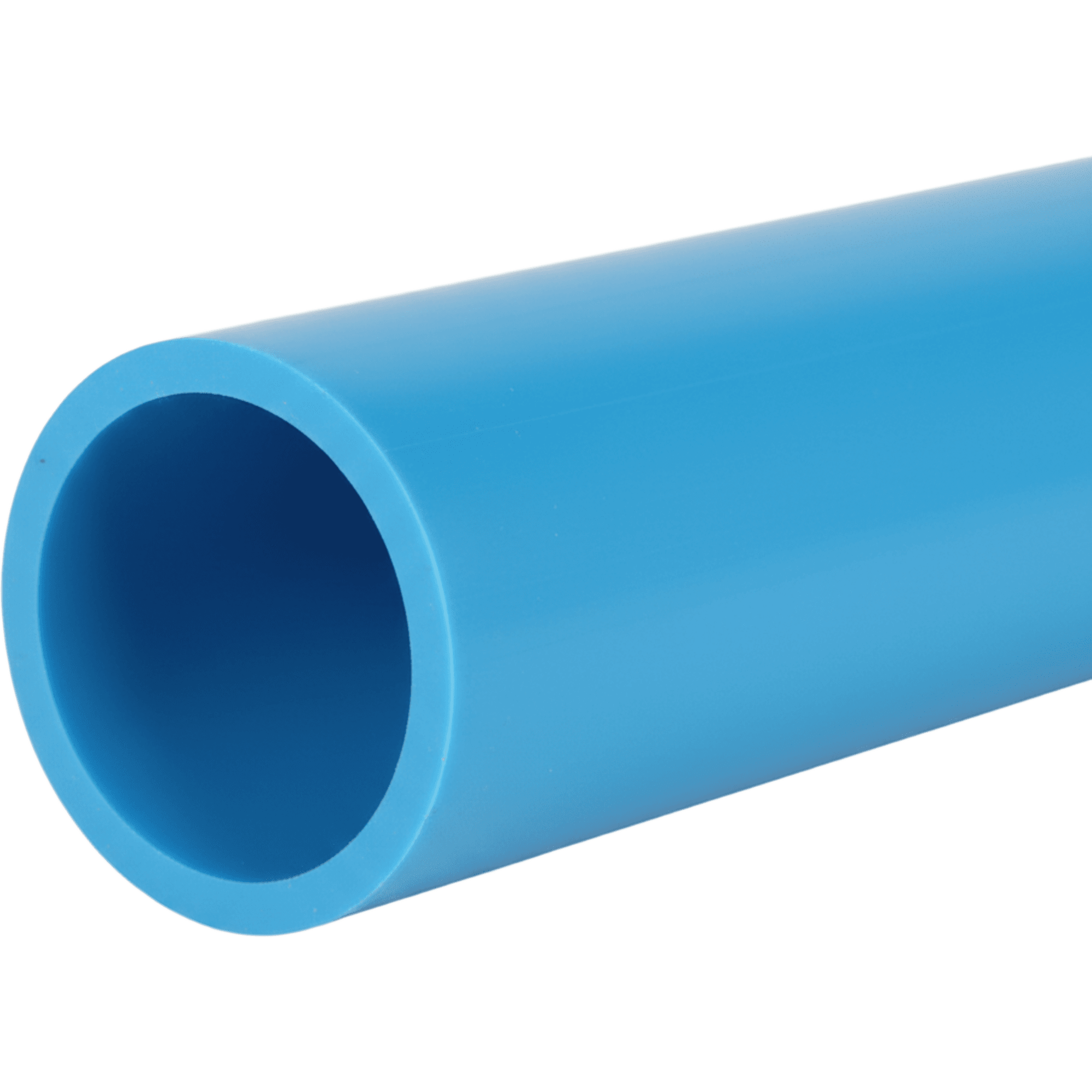 Ducto para Fibra Óptica 3/4" Liso RD11, Color Azul Cian Prelubricado, Rollo de 200 Metros