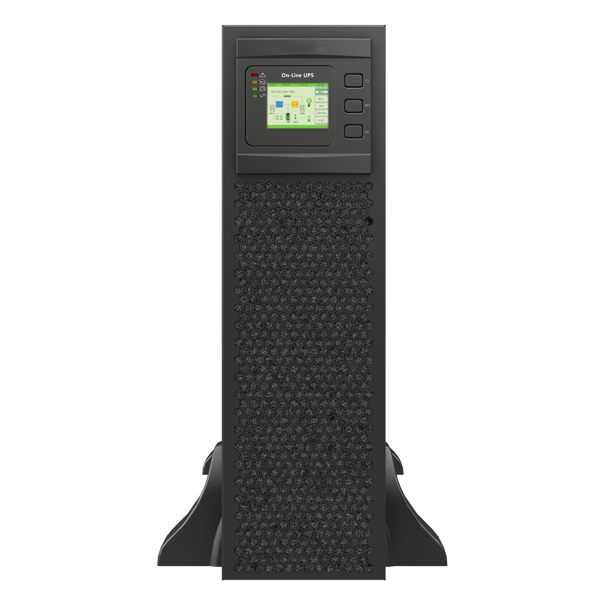 UPS de 10 KVA/10 kW, Online Doble Conversión, 120 Vac de Entrada 3 Fases, Entrada Hardwired, Onda Senoidal Pura, Torre o Rack — LINKEDPRO BY EPCOM · SKU LP10KRT3P