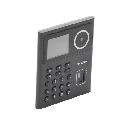 Kit WiFi de Control de Acceso Lite TODO INCLUIDO con Lector de Rostros, Tarjetas y Huellas / 500 Rostros / Compatible con App HIKConnect / Incluye Electroimán Botón de Salida y Montajes Z y L para imán / HIK-IA