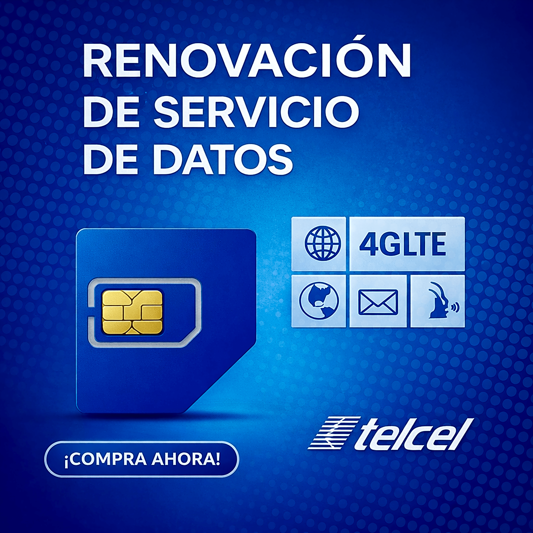 Renovación de plan anual de servicio de 10GB para SIM TELCEL — SYSCOM · SKU RSIM10GBTELCEL