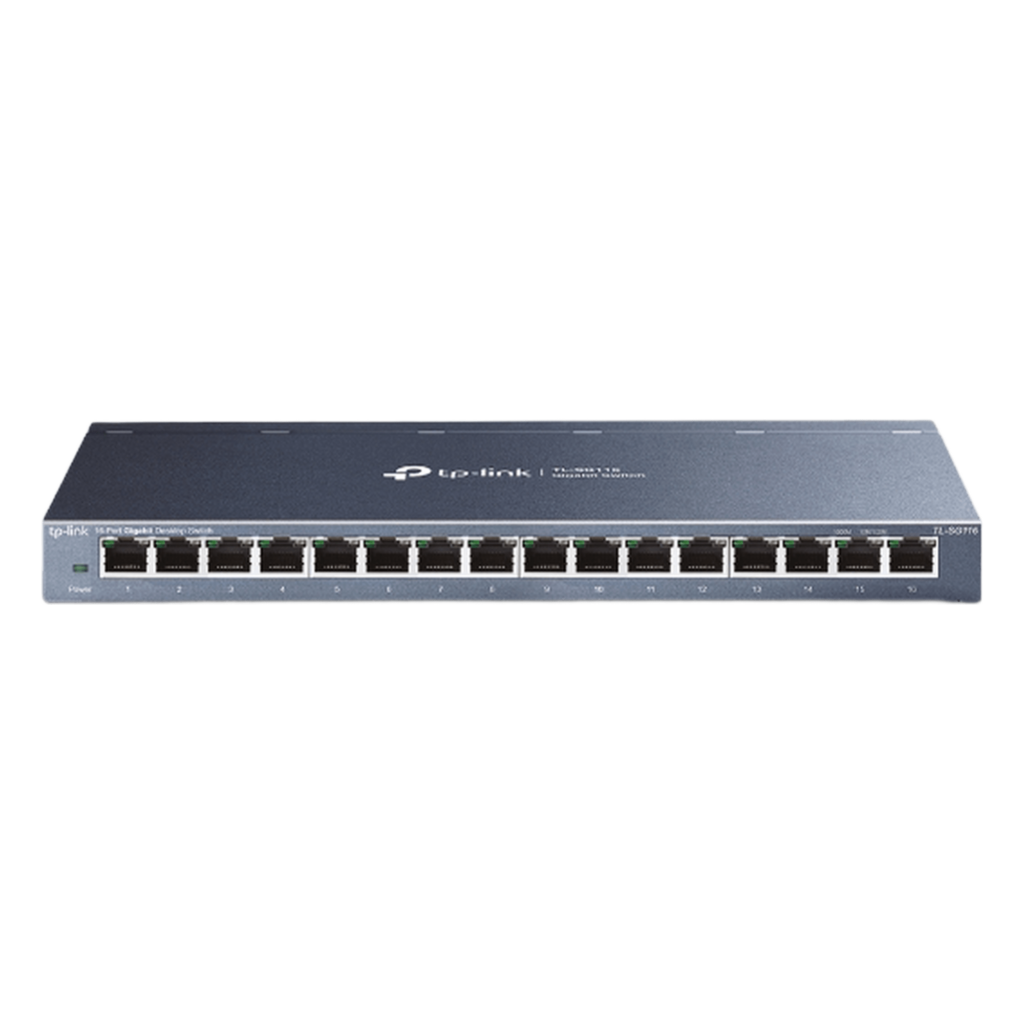 Switch Gigabit no administrable de 16 puertos 10/100/1000 Mbps para escritorio — TP-LINK · SKU TL-SG116
