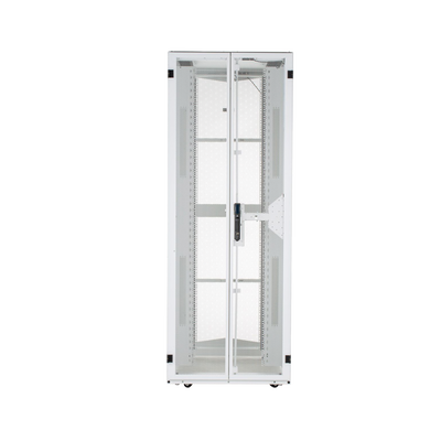Gabinete FlexFusion para Centros de Datos, 42 UR, 600 mm de Ancho, 1070 mm de Profundidad, Fabricado en Acero, Color Blanco