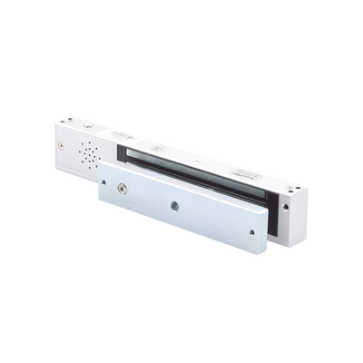 Chapa magnética 600Lb con Buzzer de alarma de puerta mantenida abierta / LED indicador de estado / Sensor de estado de placa/ Libre de Magnetismo Residual