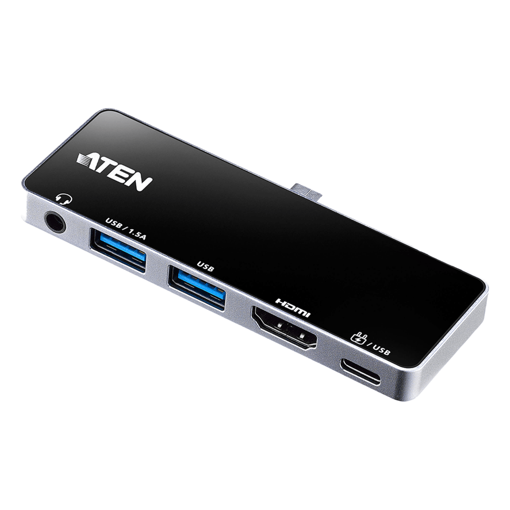 USB-C Travel Dock con Power Pass-Through — ATEN · SKU UH3238