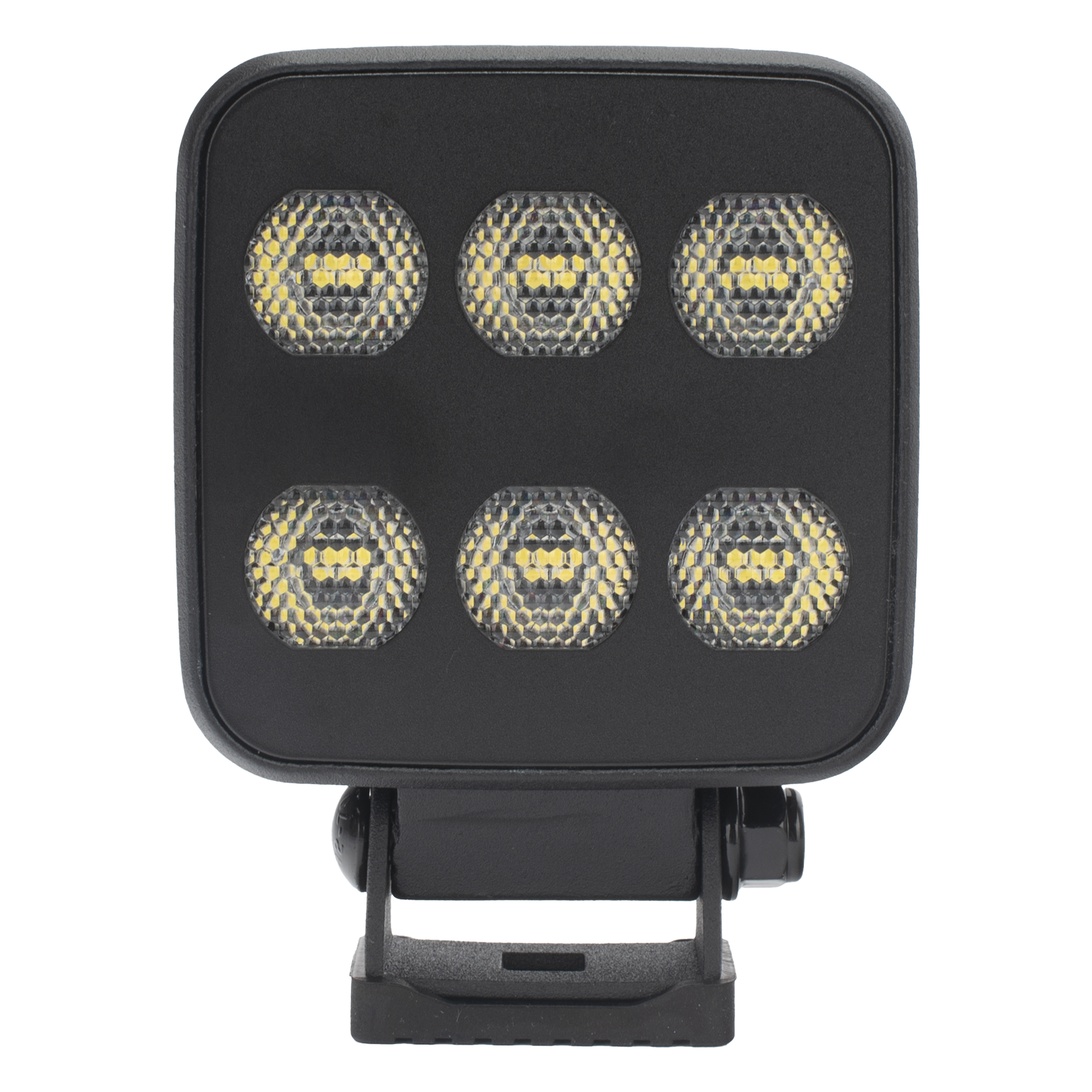 Luz de Trabajo LED / 6 LEDs / 6552 Lúmenes / 12-24 VCD / 3.6 A / IP Resistente a Impactos / 92 mm x 124 mm x 45 mm — ECCO · SKU EW2721