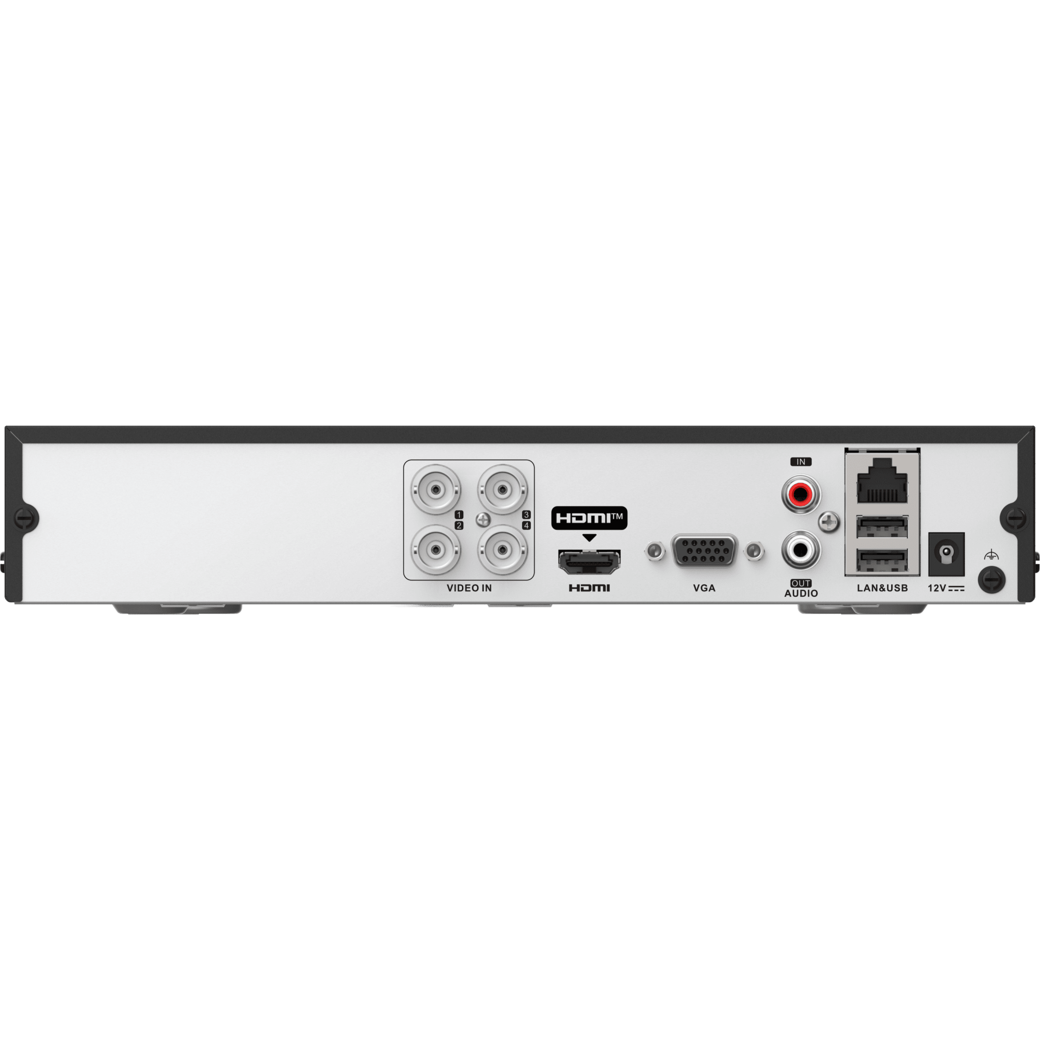DVR 4 Canales TURBOHD + 2 Canales IP / 5 Megapixel Lite - 3K Lite / Audio Bidireccional / ACUSENSE (Evista falsas alarmas) / 1 Bahía de Disco Duro / Salida de Video en Full HD 