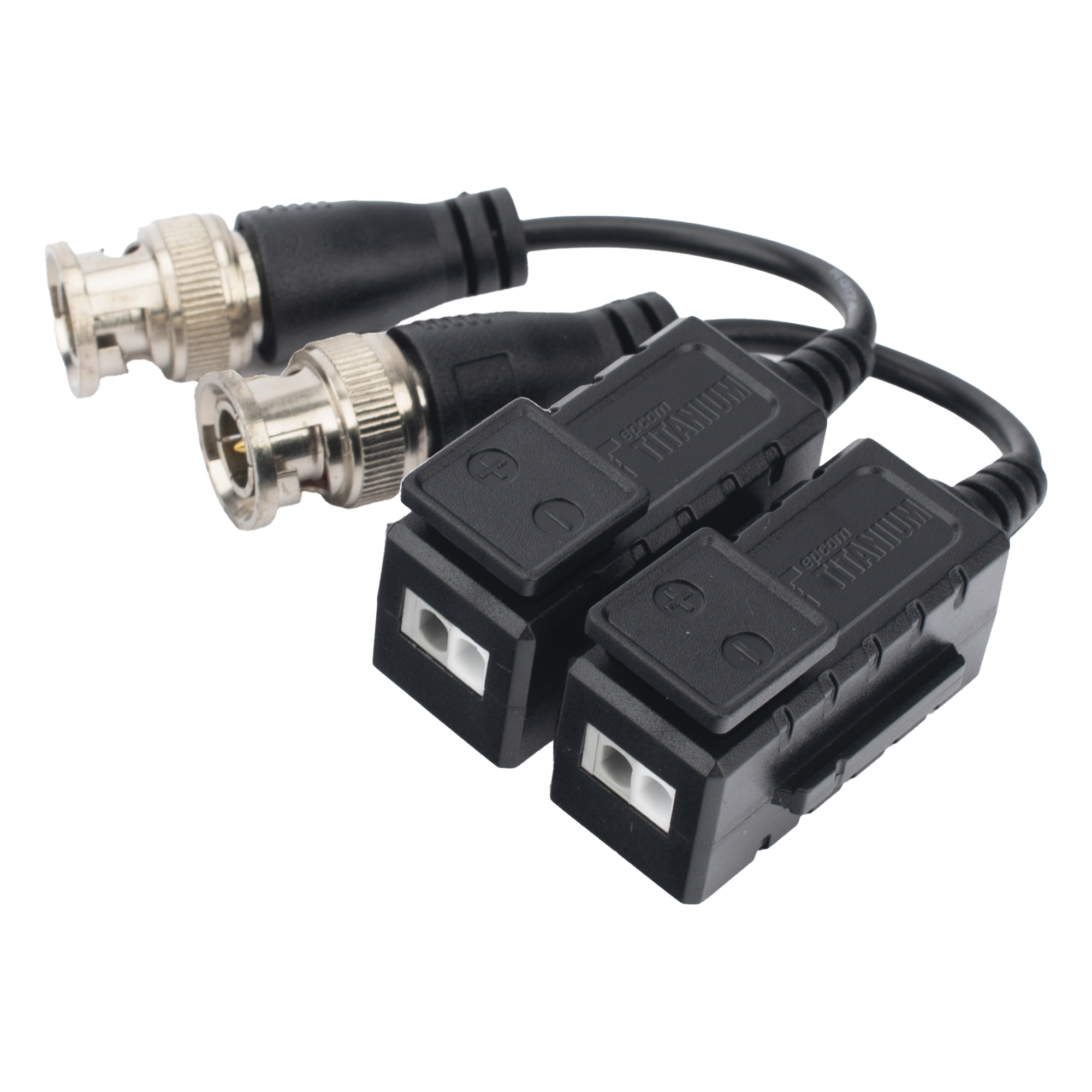 Kit de Transceptores (Baluns) con Terminal PUSH SUPERIOR, Resolución 4K , Cable flexible COAXIAL Blindado / COAXITRON / AUDIO POR COAXITRON / Menu OSD /Conector 100% COBRE / protección TVS, Calidad PREMIUM