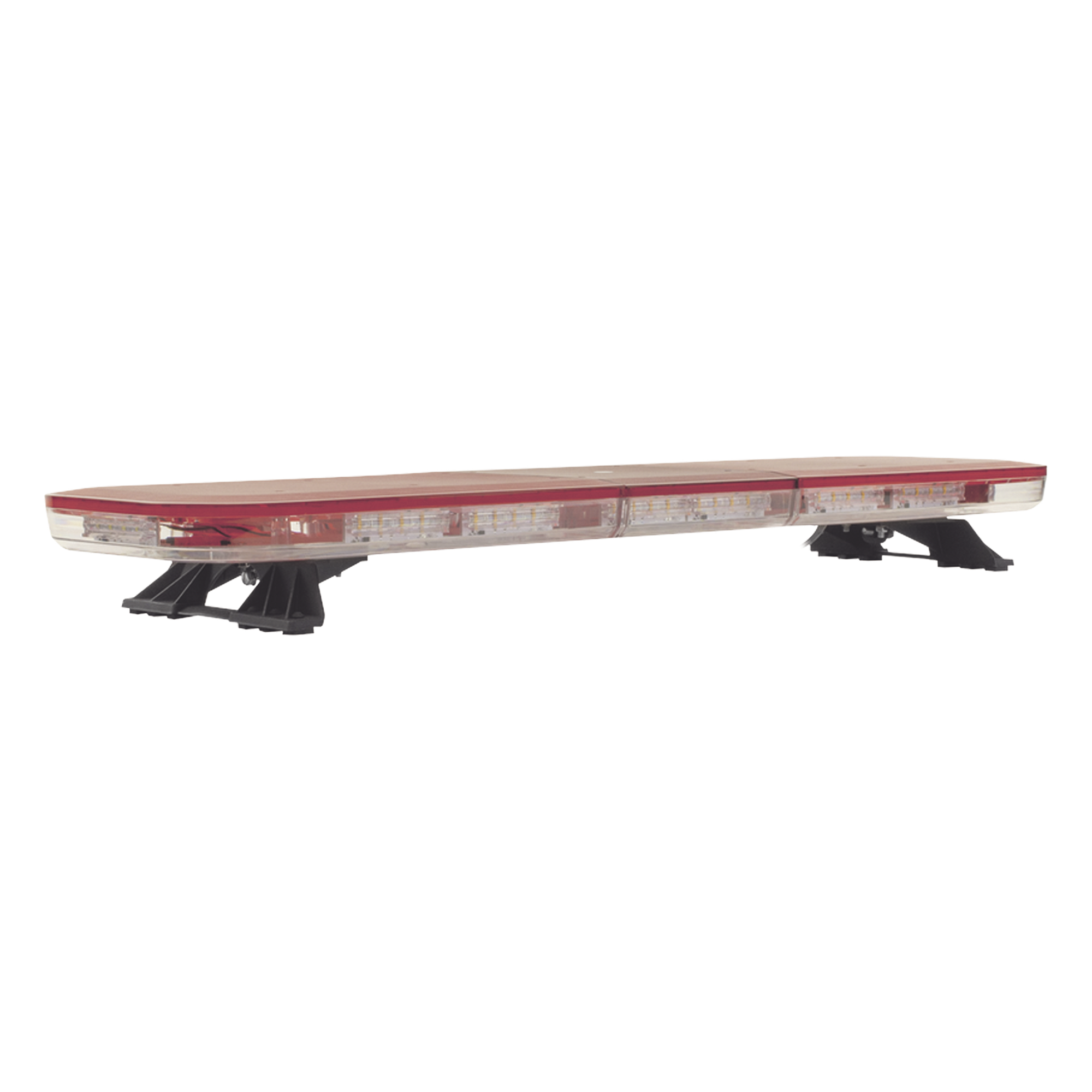 Barra de luces LED de 47", 124 LED, con control de tráfico en color ámbar, dual color rojo/claro, ideal para equipar ambulancias y unidades de bomberos