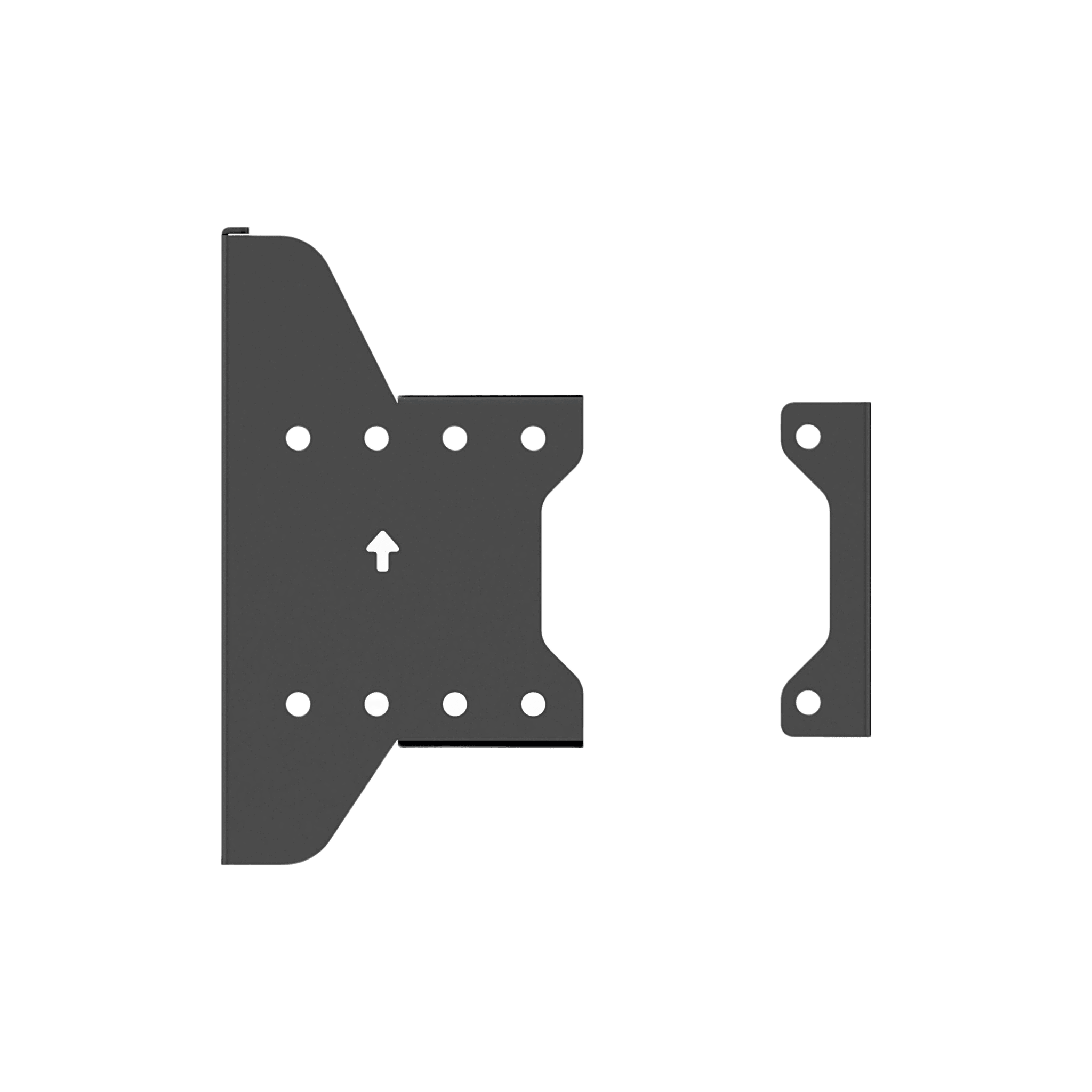Accesorio_ Placa para Montaje doble de Pantallas Para Exhibicion de Pared a Pared| Dimensiones 225.2 mm x 126.2 mm x 95 mm